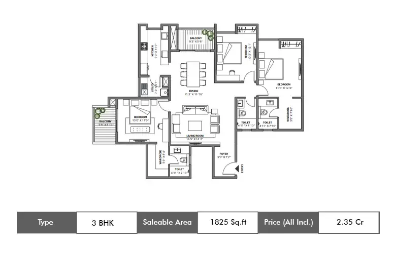 2 BHK
