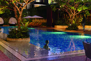 Swimming Pool With Deck