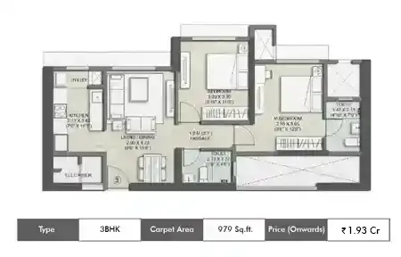 3 BHK-979
