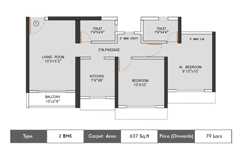 2 BHK-637 