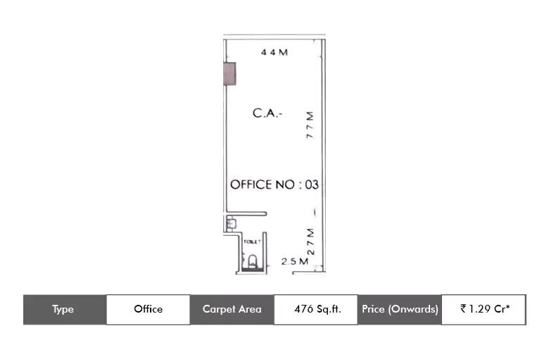 OFFICE 2-476 Sq.ft
